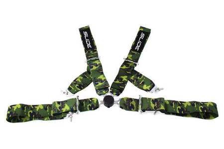 Cinture di sicurezza da corsa SLIDE Quick 4p 3" camo