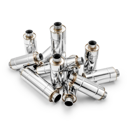 Nome del prodotto: Silenziatore posteriore per Nissan 350Z – Acciaio inox, da saldare