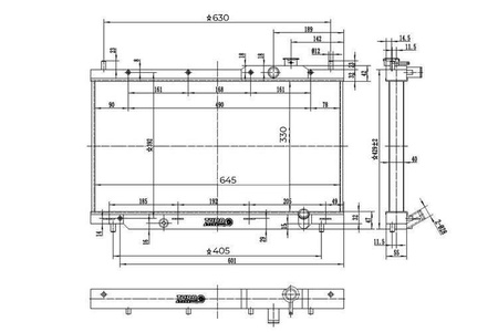 Hochleistungskühler Honda Civic 1988-1991