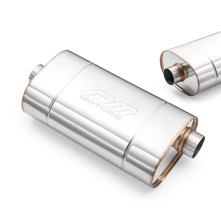Silenciador trasero para Chevrolet Corvette 5.7 V8 – Acero inoxidable, para soldar