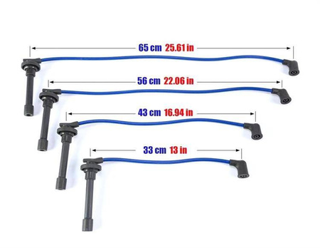 Zündkabel Honda Civic Prelude Rover 618 93-00 rot