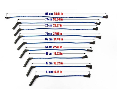 Zündkabel Jeep Grand Cherokee 5.2 5.9 V8 92-99 rot