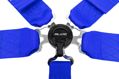 Cinture di sicurezza da corsa SLIDE Quick 5p 3" blu omologazione SFI