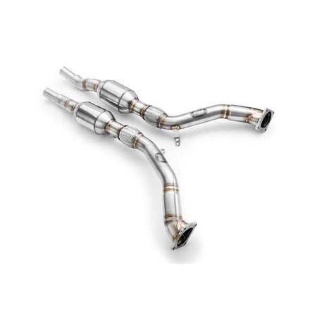 Downpipe Audi A6 S6 Allroad C5 2.7 T avec catalyseur EURO 4 200 CPSI
