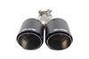 Double exhaust tip 101 mm inlet 76 mm SLIDE 