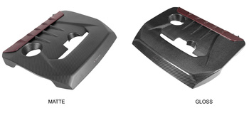 Motorabdeckung Toyota GR Yaris / Corolla Carbon Glänzend Eventuri