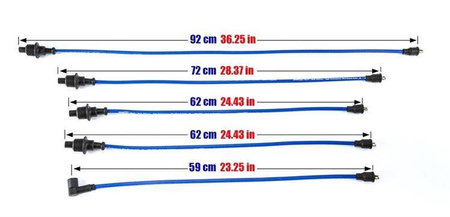 Cables de encendido Citroen BX Peugeot 205 309 405 1.6 1.9L 83-94 rojo