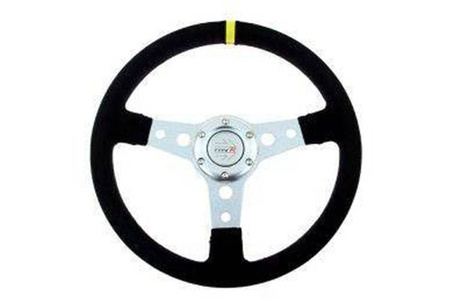 PRO sport steering wheel 350 mm black suede – 0 mm offset