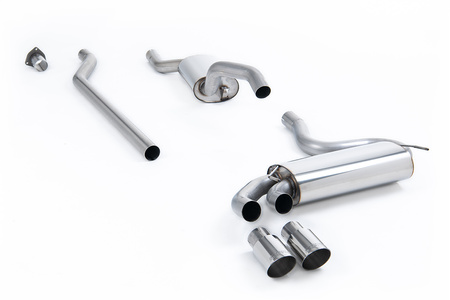 Auspuff für Audi Coupe UR Quattro 20v Turbo 1989 - 1991 Milltek Sport