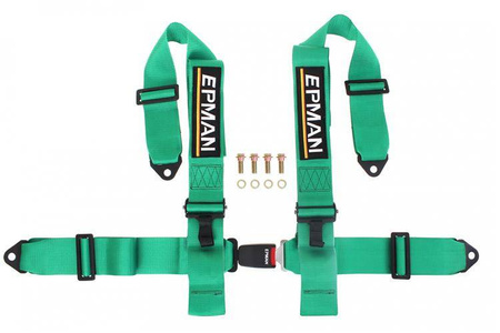Sport Racing Harness 4-Point 3 Inch Green – EPMAN