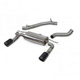 CatBack Audi TT MK3 2.0 TFSI Quattro (ohne GPF) nicht gedämpft mit elektronischen Ventilen (Abgasanlage ab Kat)