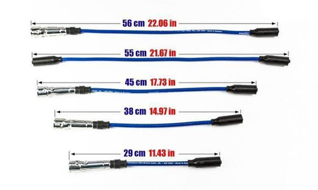 Ignition Leads Audi 80 Volkswagen Golf Jetta Passat Vento 84-99 Blue