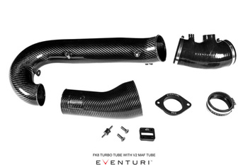 Sistema de admisión turbina Honda FK8 Carbono V2 Eventuri