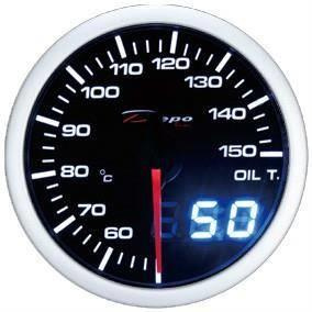Manomètre 60mm Température d'Huile Depo Dual