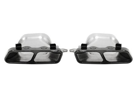 Auspuffblende 210×80 mm, Eingang 140×85 mm – Mercedes A45/S600  