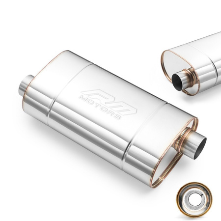 Silencioso Deportivo E003 Elíptico – Sin Estampado, Universal, Acero Inoxidable T304