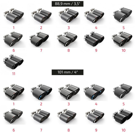 Sistema de escape Volkswagen Golf VII GTI terminal 8/89