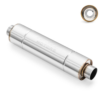 Sport-Auspuff RM01 76mm Rund – Universell, Edelstahl T304