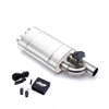 Set of straight-through mufflers with electric valve EV03 76/300/LP