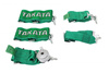 Racing harness 6-point 3" green – Takata Replica