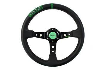Volant sport PRO 350 mm Takata PVC – déport 80 mm