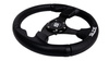 SLIDE Lenkrad 320 mm Leder schwarz - 20 mm Offset