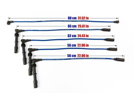 Cables de encendido Ford Escort MK6 Sierra 2.0L Cosworth 90-95 azul