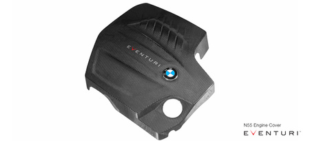 Cubierta de motor BMW N55 Negro Carbono Eventuri  