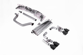 Cat-back Volkswagen Golf MK8 GTi ( Golf R Style Quad Outlet Systems - 245ps Non-GPF / North American Models Only ) 2021 - 2025 Milltek Sport