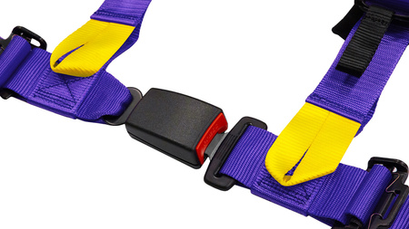 Rennsicherheitsgurte SLIDE V2 violett 4p 2" E4