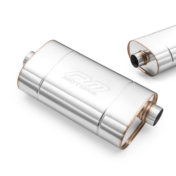 Silenziatore posteriore per Chevrolet Corvette 5.7 V8 – Acciaio inox, da saldare