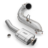 Kit downpipe Audi A7 Sportback 3.0 TDI avec section intermédiaire et bouclier thermique