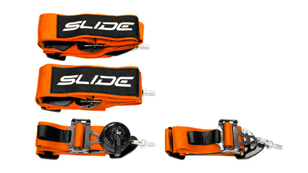 Rennsicherheitsgurte SLIDE V2 Quick orange 4p 3"