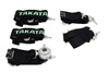 Harnais de course 6 points 3" noir – Takata Replica, harnais