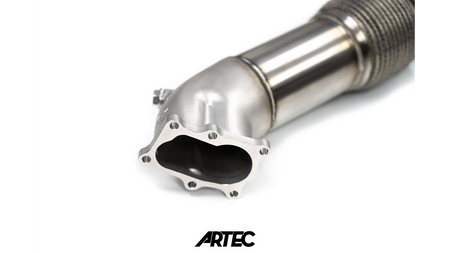 Nissan RB25 4" A 3.5" Downpipe De Fundición + Tubo Mild