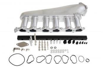 Intake Manifold Toyota Lexus 2JZ-GTE with Throttle Body and Fuel Rail Silver
