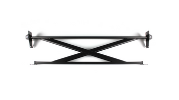 BMW F87 M2 Rear Lower X-BRACE – Steel, Black, Reinforced Version