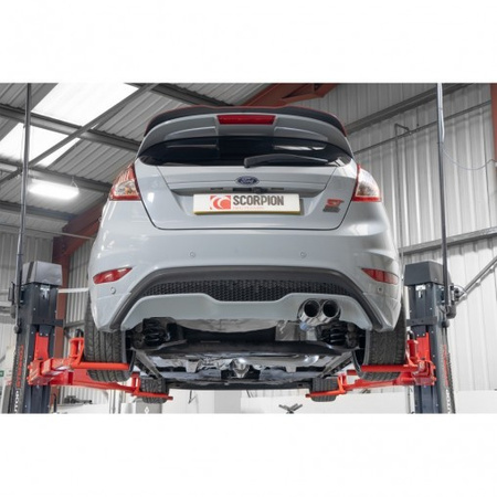 CatBack Ford Fiesta ST 180 76mm/3" nicht gedämpft (Abgasanlage ab Kat)