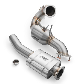 Kit downpipe Audi Q5 3.0 TDI avec catalyseur EURO 6 et silencieux