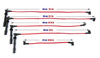 Ignition Leads Seat Ibiza Toledo Volkswagen Golf Jetta Vento 85-02 Red