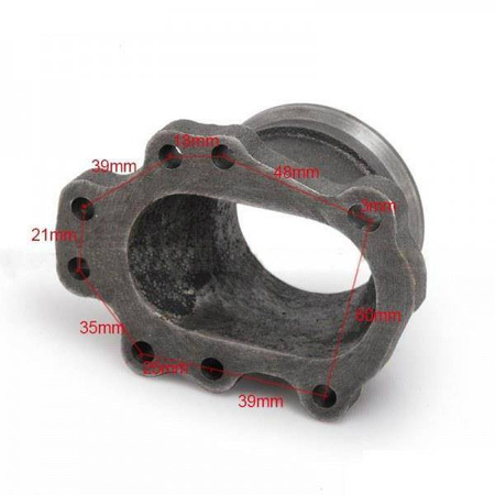Downpipe Flange T25 8 Bolts to 2.5" V-Band