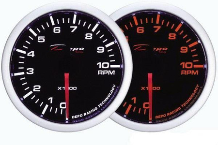 Gauge 60mm Tachometer 10000RPM Depo WA