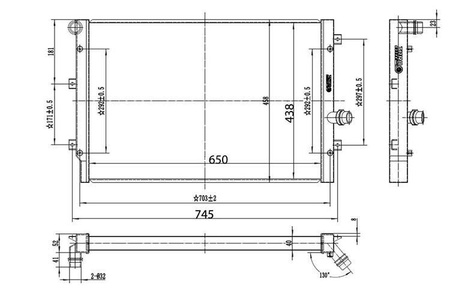 Radiatore sportivo Volkswagen Golf V VI GTI