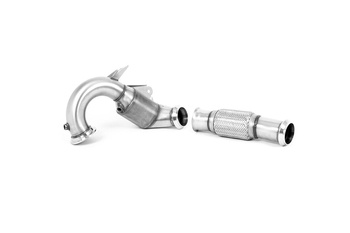 Large Bore Downpipe and Hi-Flow Sports Cat Mercedes CLA-Class CLA45 & 45S AMG 2.0 Turbo Coupe & SHooting Brake ( OPF/GPF Models ) 2020 - 2021 Milltek Sport