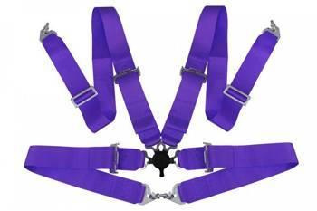 Arnés de competición 4 puntos 3" morado – Quick