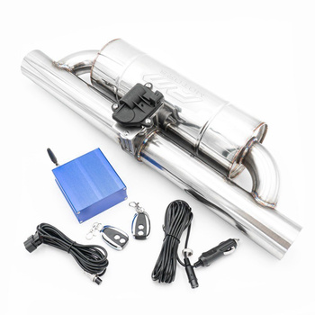 Runder Schalldämpfer mit elektrischer Klappe OVP01 63/350/E