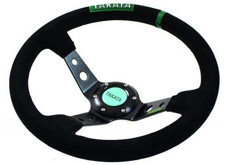 PRO sport steering wheel 350 mm Takata suede – 80 mm offset
