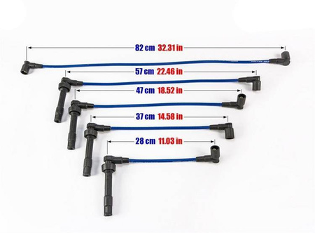 Câbles d’allumage BMW M3 E30 2.3L 86-92 rouge