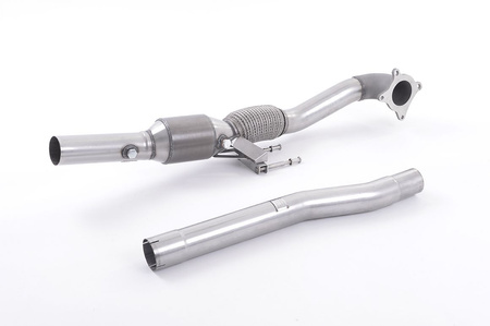 Cast Downpipe with HJS High Flow Sports Cat Volkswagen Golf MK6 R 2.0 TFSI 270PS 2009 - 2013 Milltek Sport