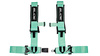 Racing seat belts SLIDE V2 mint 4p 3" E4 